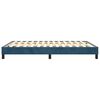 vidaXL Boxspringbettgestell Dunkelblau 140x200 cm Samt