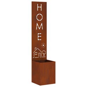 vidaXL Garten Sichtschutz-Leinwand Rostig 32 x 32 x 150 cm