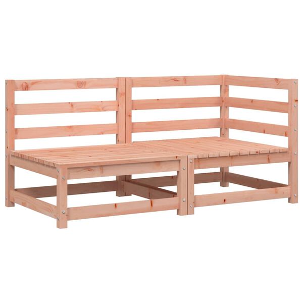 vidaXL Gartensofa 2-Sitzer Massivholz Douglasie