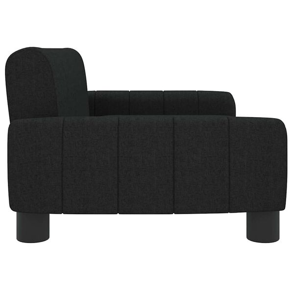 vidaXL Kindersofa Schwarz 70x45x30 cm Stoff