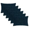 vidaXL Kissenbezug 6 stk. HEERLEN Marineblau 50 x 80 cm