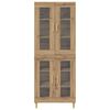 vidaXL Highboard Artisan-Eiche 69,5 x 34 x 180 cm Holzwerkstoff