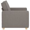 vidaXL Sofa Stuhl Taupe 60 cm Stoff