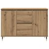 vidaXL Sideboard Artisan-Eiche 101,5 x 35 x 70 cm Holzwerkstoff