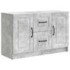 vidaXL Sideboard Betongrau 89 x 34,5 x 57 cm Holzwerkstoff
