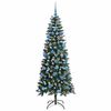 vidaXL K&uuml;nstlicher Weihnachtsbaum mit 300 LEDs mit St&auml;nder Gr&uuml;n 180 cm