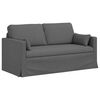 vidaXL Sofa 2 pcs Dunkelgrau