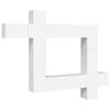 vidaXL 9-tlg. TV-Schrank-Set Wei&szlig; Holzwerkstoff