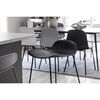 Venture Home Barhocker 2 Stk. Wave Kunststoff Schwarz