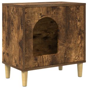 vidaXL Katzenhaus R&auml;uchereiche 51 x 30 x 52 cm Holzwerkstoff