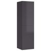 vidaXL TV-Schrank Hochglanz-Grau 30,5x30x110 cm Holzwerkstoff