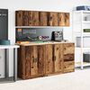 vidaXL Garagen-Wandschrank Altholz-Optik Holzwerkstoff