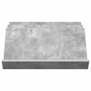 vidaXL Magazinregal Beton Grau 65 x 53 x 28,5 cm Holzwerkstoff