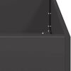 vidaXL Pflanzk&uuml;bel Schwarz 100x100x30 cm Stahl