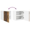 vidaXL K&uuml;chenschrank mit Regal Altholz 40 x 31 x 40 cm Holzwerkstoff