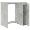 vidaXL Waschmaschinen-Schrank Beton 87 x 60 x 89 cm Holzwerkstoff