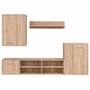 vidaXL TV-Schrank-Set Wandmontiert 5 pcs Sonoma-Eiche 221 x 30 x 80 cm