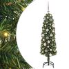 vidaXL K&uuml;nstlicher Weihnachtsbaum mit 150 LEDs mit St&auml;nder Gr&uuml;n 120 cm