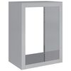 vidaXL Brennholzregal 60x40x80 cm Verzinkter Stahl