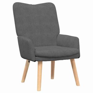 vidaXL Sessel Dunkelgrau 63 x 67 x 94 cm Stoff
