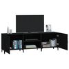 vidaXL TV-Schrank Schwarz 150x30x50 cm Holzwerkstoff