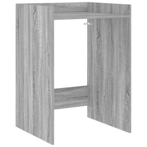 vidaXL Waschmaschinen-Schrank Sonoma-Grau 67,5 x 62 x 97 cm