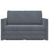 vidaXL Klappsofa Bett Dunkelgrau 124 x 71 x 78 cm Samt