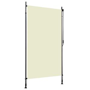 vidaXL Au&szlig;enrollo 120 x 270 cm Creme