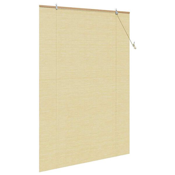 vidaXL Rollo mit Vorh&auml;ngen Natur 150 x 220 cm Bambus