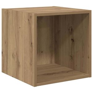 vidaXL Wandschrank Wandhalterung Artisan-Eiche 37 x 37 x 37 cm