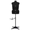 vidaXL Schneiderpuppe Verstellbar Weiblich Schwarz L Gr&ouml;&szlig;e 44-50