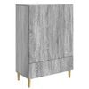 vidaXL Sideboard Sonoma-Grau 66 x 34,5 x 95 cm Holzwerkstoff
