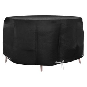 vidaXL Gartenm&ouml;bel-Abdeckung 10 &Ouml;sen &Oslash;230x90 cm Rund