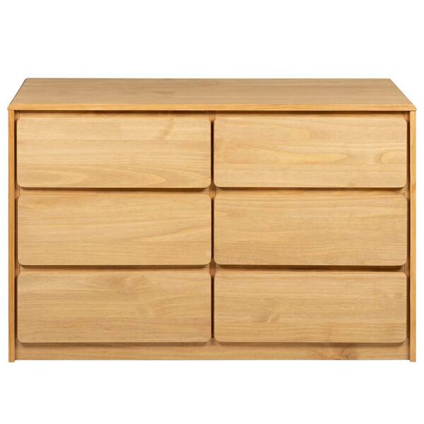 vidaXL Schubladenkommode SAUDA Eiche-Optik 111x43x73,5 cm Kiefernholz