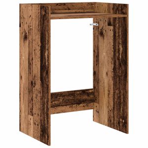 vidaXL Waschmaschinen-Schrank Altholz 67,5 x 48 x 97 cm Holzwerkstoff