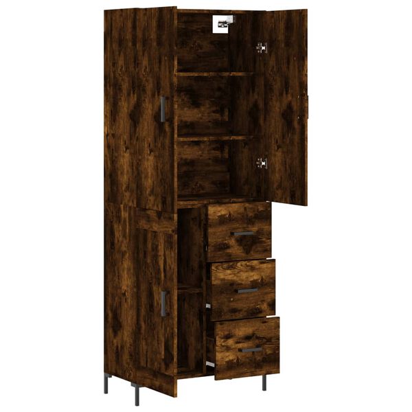 vidaXL Highboard R&auml;uchereiche 69,5x34x180 cm Holzwerkstoff