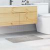 vidaXL Rutschfeste Badmatte Grau 50 x 80 cm PP