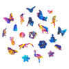 UNIDRAGON 199-tlg. Holzpuzzle Intergalaxy Butterfly Medium 32x23 cm