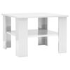 vidaXL Couchtisch Hochglanz-Wei&szlig; 60x60x42 cm Holzwerkstoff