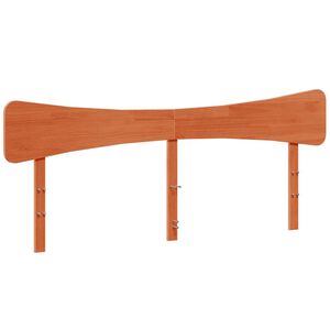 vidaXL Kopfteil Wachsbraun 200 cm Massivholz Kiefer