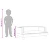 vidaXL Kindersofa Grau 80x45x30 cm Kunstleder