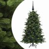 vidaXL K&uuml;nstlicher Weihnachtsbaum mit Weihnachtskugel 150 cm 150 LEDs