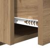 vidaXL Nachttisch 2 pcs Artisan-Eiche 50 x 32.5 x 80cm Holzwerkstoff