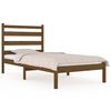 vidaXL Massivholzbett Honigbraun Kiefer 100x200 cm