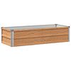 vidaXL Hochbeet im Garten Holz Braun 100 x 40 x 24 cm