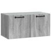 vidaXL Wandmontierter TV-Schrank Graues Sonoma 59,5 x 31 x 30 cm