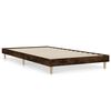 vidaXL Bettgestell ohne Matratze R&auml;uchereiche 90x200 cm Holzwerkstoff