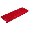 vidaXL Stufenmatten 20 Stk. 65x21x4 cm Rot Rechteckiger Rand