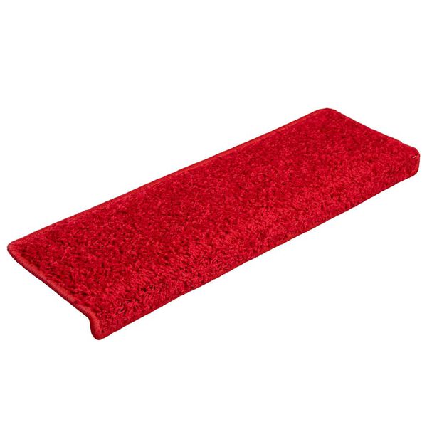 vidaXL Stufenmatten 20 Stk. 65x21x4 cm Rot Rechteckiger Rand