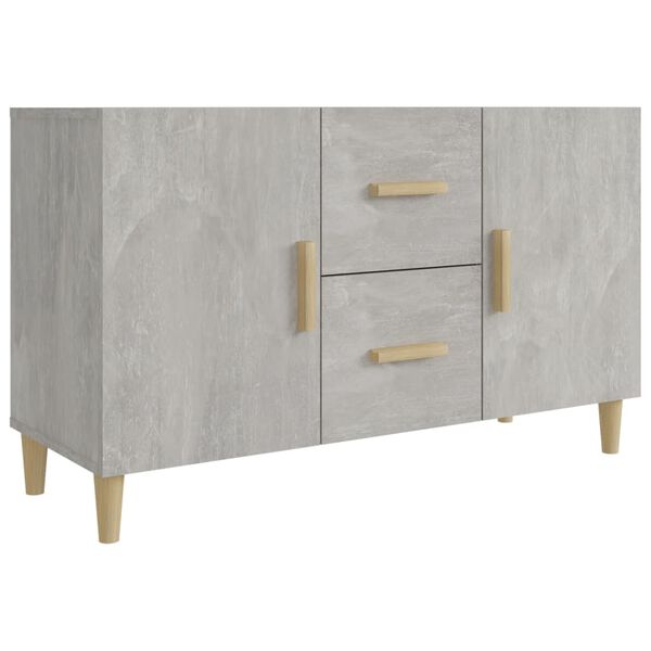 vidaXL Sideboard Betongrau 100x36x60 cm Holzwerkstoff